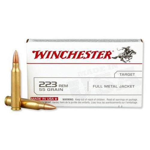 Winchester Ammunition .223 Rem  55 Grain Full Metal Jacket - 20 Rounds?>