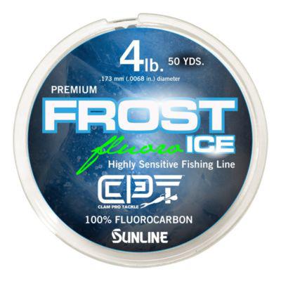 Clam™ Pro Tackle Premium Frost Fluoro Ice Fishing Line?>