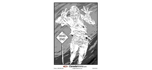 Large Zombie Target - DEAD END Pack of 25?>