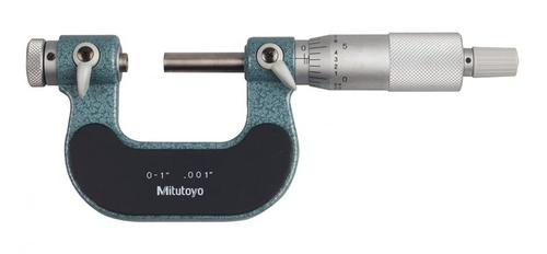 Mitutoyo 126-137, 0-1" X .001" Screw Thread Micrometer, Ratchet?>