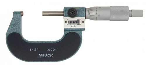 Mitutoyo 193-212 Digit Outside Micrometer, Friction Thimble, 1-2" Range, 0.0001" Graduation, Plus /-0.0001" Accuracy?>