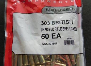 Winchester Brass 303 British Unprimed Bag of 50?>