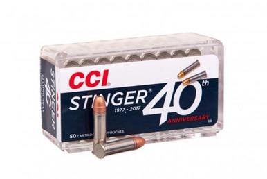 CCI Stinger 22 Long Rifle Ammo 32 Grain Copper Plated Hollow Point?>