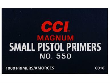 CCI #550 SMALL PISTOL MAGNUM PRIMER 1000/BOX?>