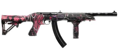 Pietta PPS/50 Wildcat Rimfire Rifle Pink camo W/ 30rd mag?>