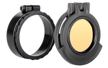 Tenebraex          	Amber See-Through Flip Cover with Adapter Ring?>