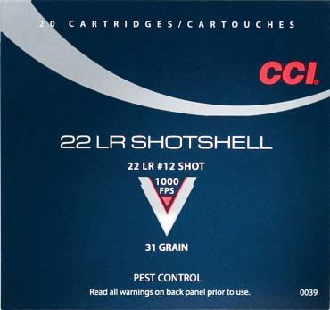 CCI          	.22LR Shotshell Ammunition?>