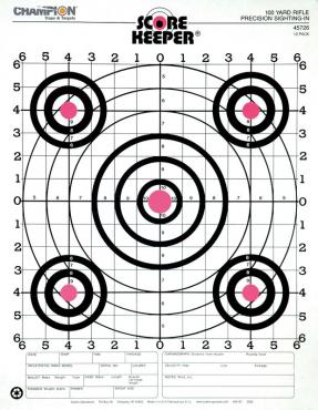 Champion          	Champion Score Keeper 100 Yards Precision Targets 12 Pack?>