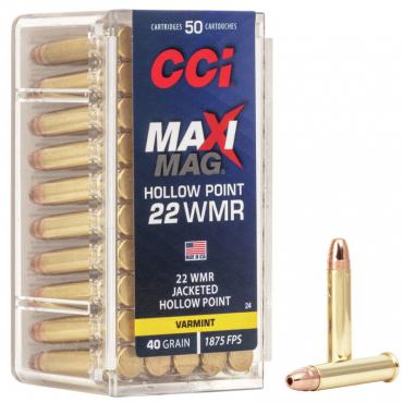 CCI          	CCI .22 WMR Maxi-Mag HP 500 RDS?>