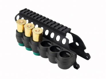 Mesa Tactical          	SureShell® Polymer Carrier & Saddle Rail For Rem 870/1100/11-87 (6-Shell)?>