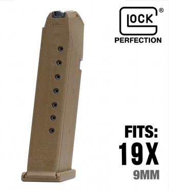 Glock          	19x G17 9mm Factory Magazine?>