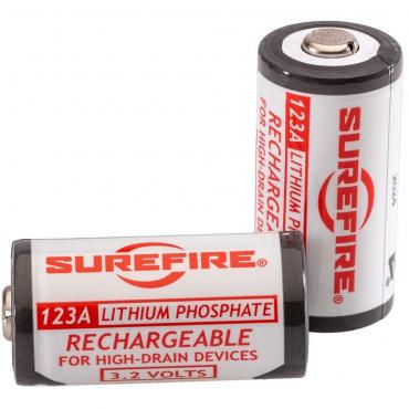 Surefire          	SUREFIRE 123A Rechargeable Batteries 2 Pack?>