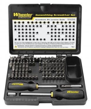 Wheeler Engineering          	89 Piece Professional Gunsmithing Screwdriver Set?>