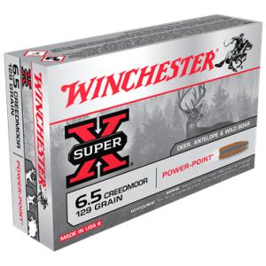 Winchester Super-X 6.5CM 129gr Power-Point Ammunition?>