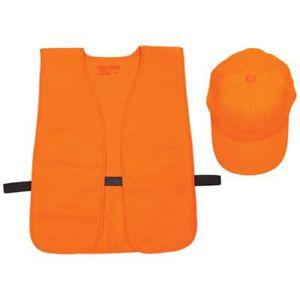 Allen Blaze Orange Cap & Vest Combo - One Size Fits Most?>
