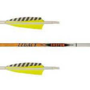 Easton 6.5mm Carbon Legacy Arrows (Fletched w/Feathers) 600 Spine - Dozen?>