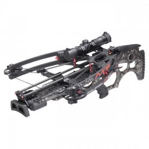 AXE AX440 Crossbow w/3 Bolts, Quiver & Multi Range Illuminated Scope?>