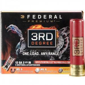 Federal Premium 3rd Degree 12ga 3" 1-3/4oz 5,6,7 Shot?>