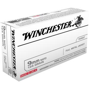 Winchester 9mm NATO 124gr FMJ Ammunition?>