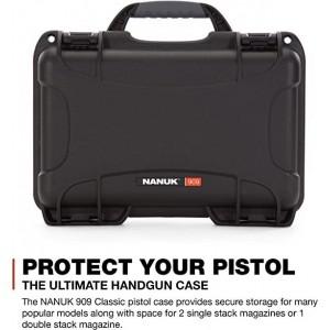 Nanuk 909 Classic Handgun Case - Black?>