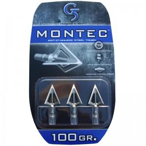 G5 Montec 100gr Broadheads - 3 Pack?>