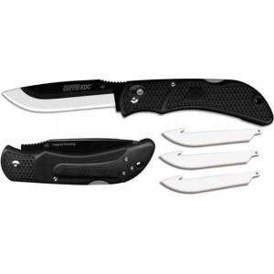 Outdoor Edge Onyx EDC Knife - Black w/3 Replacement Blades?>