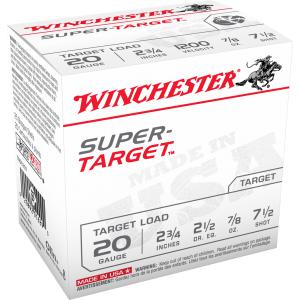 Winchester Super Target 20ga #7.5 Ammunition?>