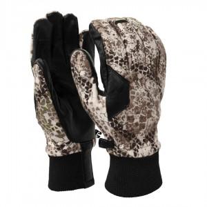 Badlands Hybrid Gloves Fleece Outer, Suede Palm Approach FX Camo - Medium?>