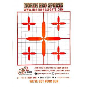 North Pro Sports Rifle Targets - 10 Pack?>