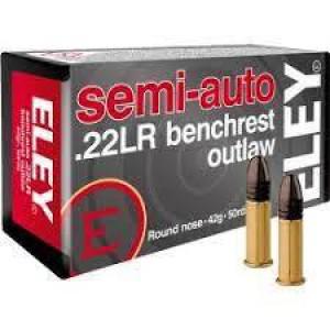 ELEY Semi-Auto Benchrest Outlaw 22LR Ammunition?>