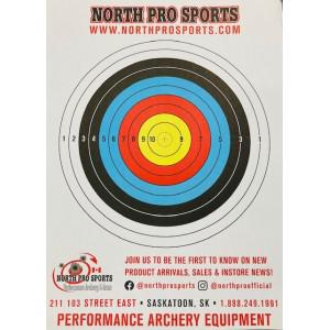 North Pro Sports Archery Targets - 10Pack?>