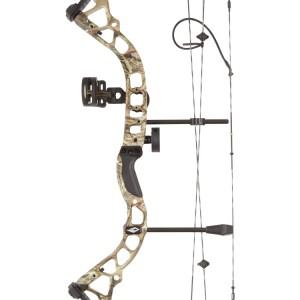 Diamond Prism RH 5-55# Break Up Country Compound Bow *Package*?>