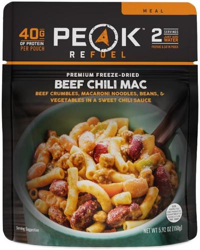 Peak Refuel Freeze Dried Meals - Beef Chili Mac Meal?>