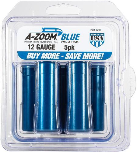 A-Zoom Precision Metal Snap Caps, Shotgun - 12Ga, 5/Pack, Blue?>