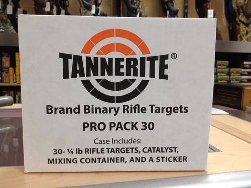 Tannerite Exploding Rifle Target - Case of 30x 1/4 lb Targets, Catalyst, Mixing Container?>