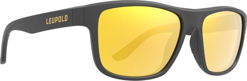 Leupold Optics, Performance Eyewear, Sunglasses - Model: Katmai, Matte Black Frame, Orange Mirror Polarized Lenses?>