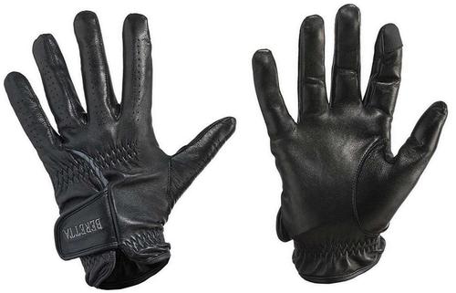 Beretta Shooting Gloves - Leather Gloves, Black, XL?>