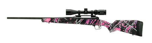 Savage Arms 110 Apex Hunter XP Muddy Girl Bolt Rifle 308 Winchester 4 RD 20″Vortex Crossfire II 3-9x40mm Scope 57339?>
