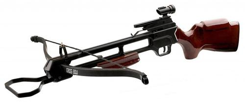 MTECH USA Crossbow 35'' 150LB Draw Weight Dark WOOD STOCK W/2 16'' Arrows?>