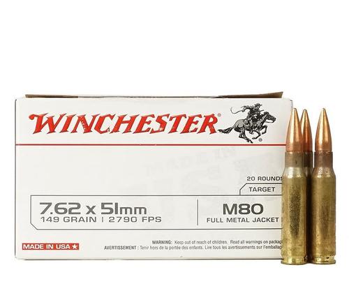 WINCHESTER M80 7.62X51MM 149GR  20RS/BOX?>