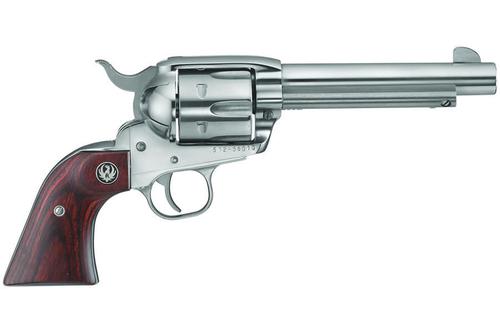 Ruger 5108 Vaquero 6RD 357MAG/38SP 5.5″ SS Revolver?>