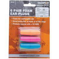 Champion 6 pairs foam ear plugs?>