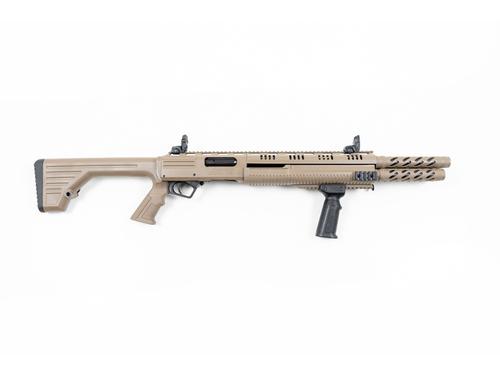 HUNT GROUP MH12 PUMP 12GA 3" 14+2rds 20"BL FIXED  STOCK FDE WITH M4 STOCK?>