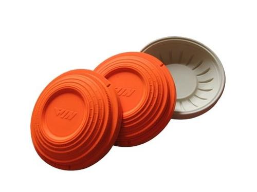 LAWRY  PRECISION ALL ORANGE CLAY TARGET 108mm 135 / Case?>