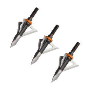 Wasp Archery Drone 3 Blade Fixed Broadhead 100 Grain 1-1/8" Cutting Diameter .027 Blade Thickness Two Replacement Blades 3PK?>