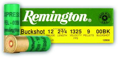 Remington Express 12 Ga 2 3/4", 00 Buck, 5 Rds?>