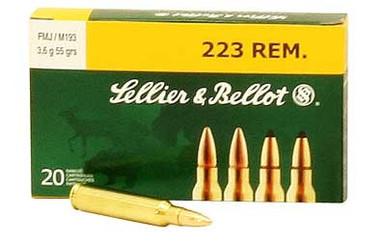 Sellier & Bellot 223 Rem 55gr FMJ, 1000 rounds?>
