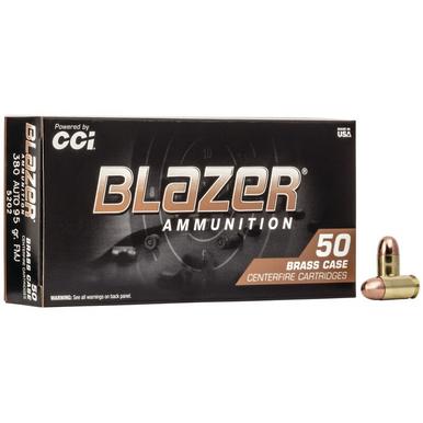 CCI Blazer Brass 380 ACP, 95 Gr FMJ, 50 Rds?>