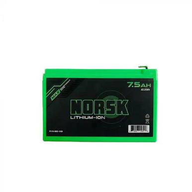 Norsk Lithium Ion Battery 7.5Ah, 12v w/ LED Indicator plus Dual USB?>