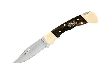 Buck Knives 112 Ranger 50th Anniversary Edition Knife with Finger Groove Ebony Handle  & Sheath?>